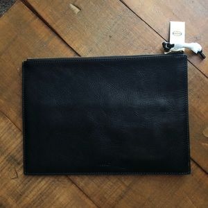Fossil Emma Leather Pouch